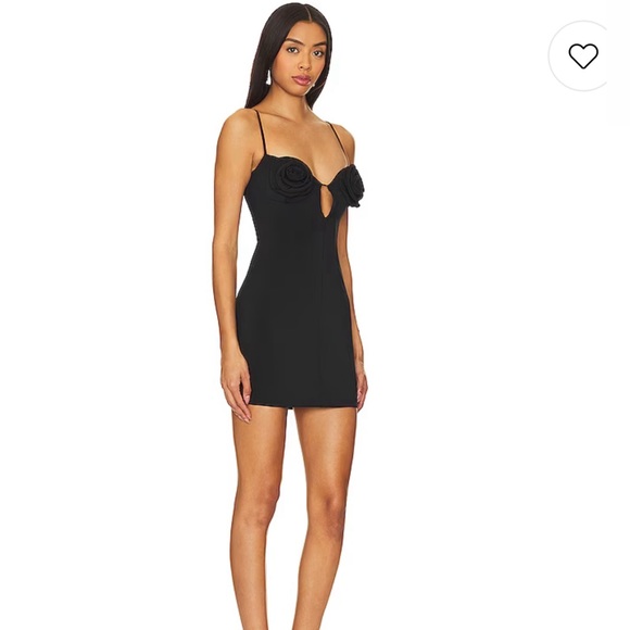 Silas Mini Dress in Noir - Picture 2 of 3